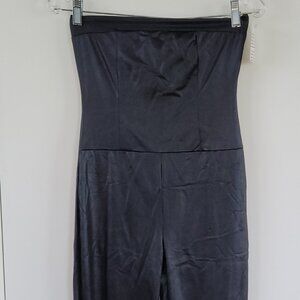 Sexy Women Black Stretch Dressy Strapless Jumpsuit Romper Small LB1215